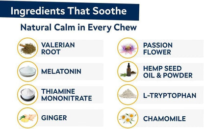 Bundle Hemp Chews + Calming for Dogs - Joint Support+Anxiety Relief