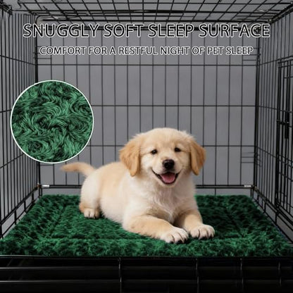 Soft Reversible Dog Mat - Dual-Sided Design for All Seasons - Machine Washable for Crates, Travel, and Home