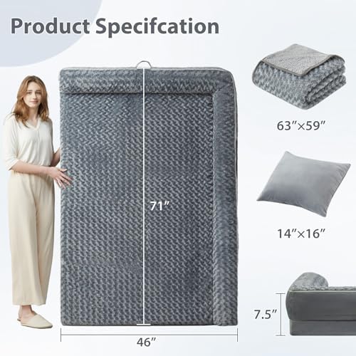 BFPETHOME Orthopedic Washable Dog Bed, Sleeping Couch for Large Senior Dogs