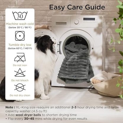 Bedsure ComfyFleece™ Waterproof Dog Blankets for Medium Dogs 30"x40"