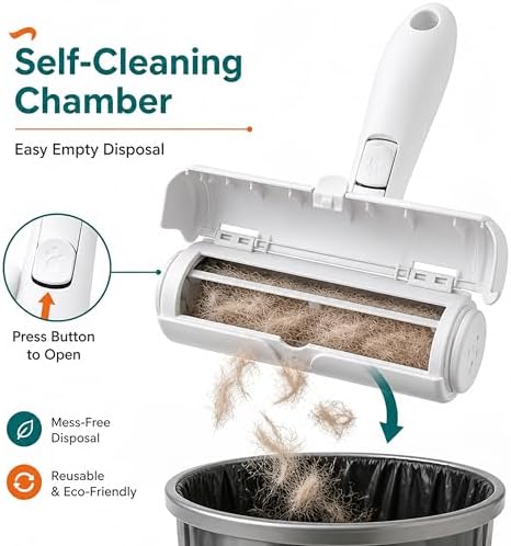 Pet Hair Remover Roller for Dogs & Cats, Furniture, Couch & Carpet