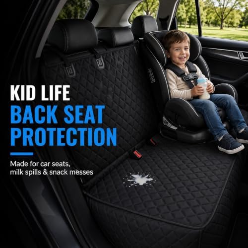 Dog Car Seat Cover & Protector, Pet Back Seat Cover for Cars & SUVs, 56"