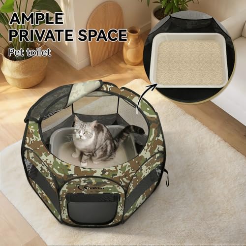Siedihit Playpen for Small Dog Cat, Dogs Tent Crate Cage Indoor