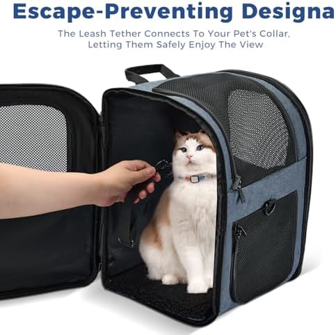 Apollo Walker Cat Carrier Backpack for Small Dogs and Cats Up to 18 lb