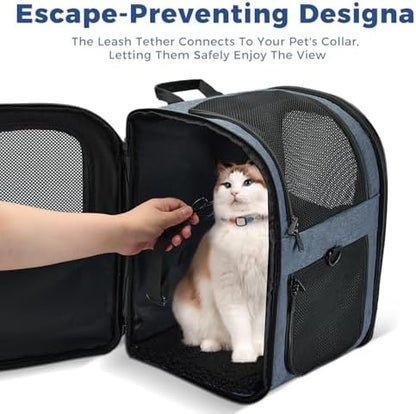 Apollo Walker Cat Carrier Backpack for Small Dogs and Cats Up to 18 lb