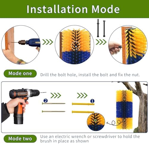 2/4PCS Livestock Massage Brush, Horse Cow Goat Pet GroomingTools