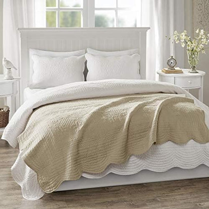 Madison Park Luxe Damask Stitching Throw Blanket, 60"x72"