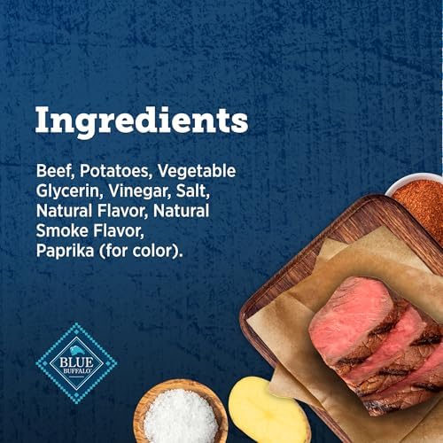 Blue Buffalo True Chews Premium Grillers Steak Dog Treats, 10 oz