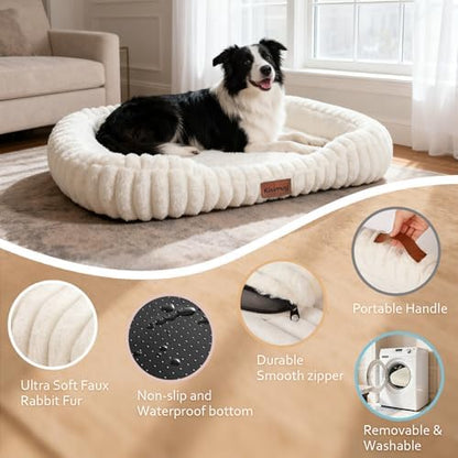 Orthopedic Dog Bed, Washable XXL Dog Couch for Senior Dogs