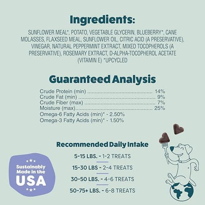 Shameless Pets Soft-Baked Dog Training Treats, Blueberried Treasure - 16 oz