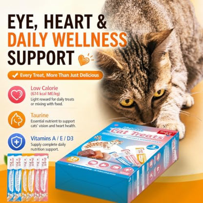 Cat Treats High Meat High Moisture Chicken, 15g Each Chicken Mix 36 Tubes