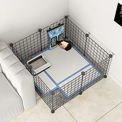 RIOUSSI Guinea Pig Hay Feeder, Hanging Rabbit Hay Feeder Bag. CamoBlue