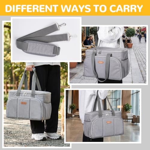 Dog Cat Grooming Bag for Vacuum,Scissors,Dog Grooming Kit Supplies