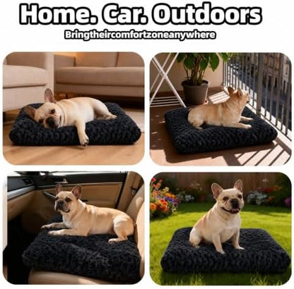 Dog Bed Medium Size, Plush Washable Pet Bed Mat, Dog Crate Bed 29"x21"
