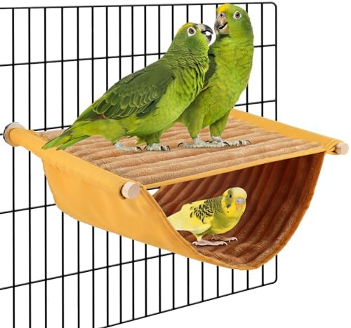 BWOGUE Bird Nest Bed Hanging Hammock, Parakeet Bed for Cage, Cockatiel Bed