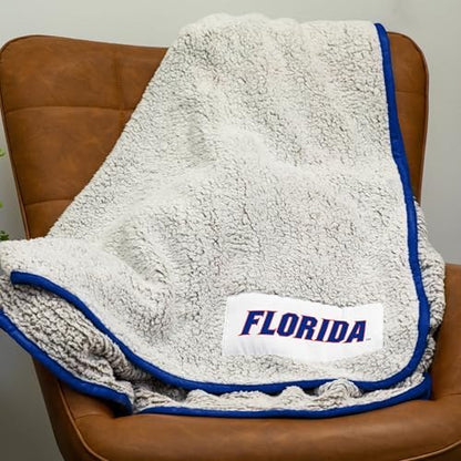 Logo Brands Officially Licensed NCAA Unisex Frosty Fleece Blanket, One Size, Team Color