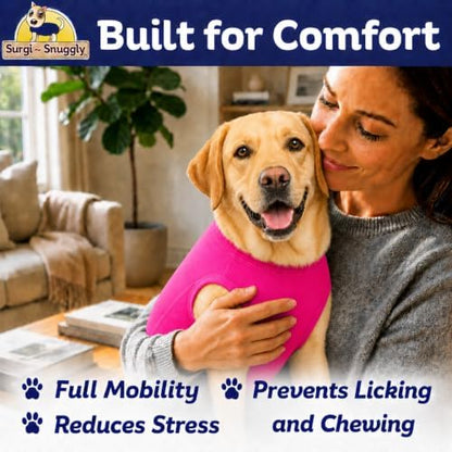 Surgi Snuggly Dog Surgery Recovery Suit, Cone Alternative, Spay/Neuter XLS