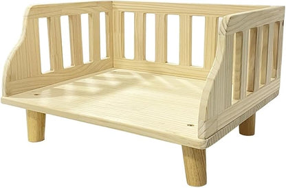 Cat Litter Box Pet Bed Four Seasons Universal Off the Ground cat Bedside Table pet Indoor Dog(Large)