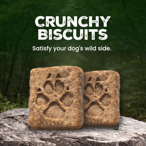 Blue Buffalo Wilderness Salmon Crunchy Dog Biscuits, Grain-Free, 24 oz