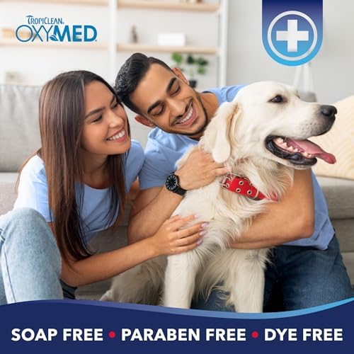 TropiClean Oxymed Medicated Cat & Dog Conditioner for Itchy Skin, 20oz