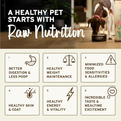 Primal Freeze Dried Raw Dog Food Nuggets, Duck, 5.5 oz
