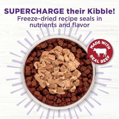 Wellness Bowl Boosters Bare Freeze Dried Dog Beef Food Topper for Small, Medium, and Large Breeds, Grain Free, Natural, 4 oz Bag (Pack of 2)