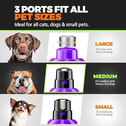 Whisper Quiet Dog Nail Grinder Safe & Stress-Free for Sensitive Dogs Cats