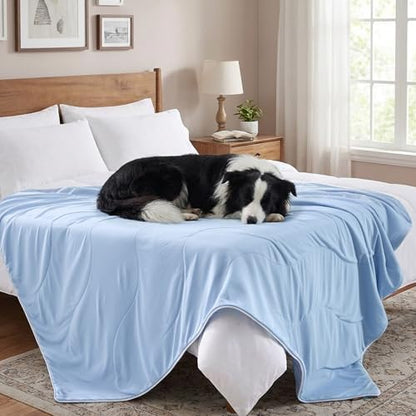 ZOMISIA Breathable Cooling Blanket for Large Dogs, Premium Pet Cooling Mat