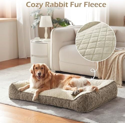 JOEJOY XL Orthopedic Dog Beds Large Size Dog, Extra Thick Big Dog Couch Bed