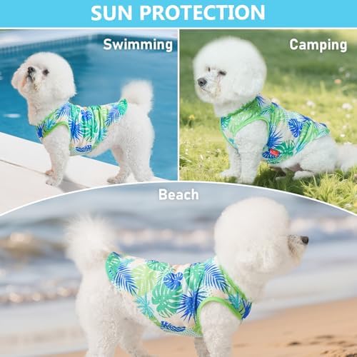 KYEESE 2Pack Dog Shirts for Medium Large Dogs Breathable Mesh Tank Top