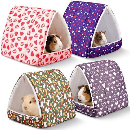 Cinnvoice Guinea Pig Hideout Bed Washable House Cage, Classic, 9.8 in