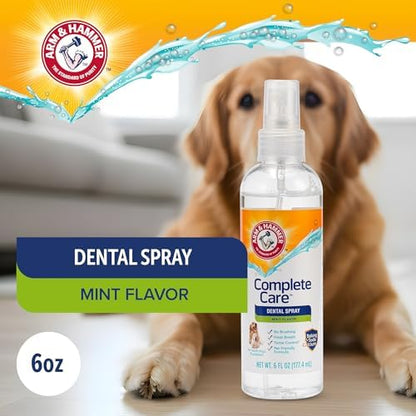Arm & Hammer Complete Care Dog Dental Spray, Mint, 6 Fl Oz, 2-Pack