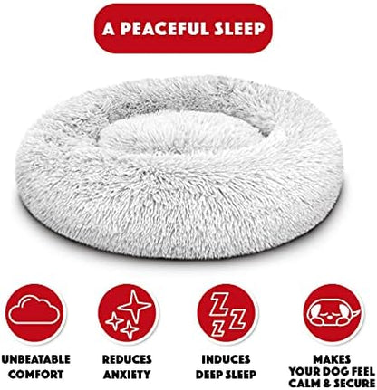 The Dog’s Bed Calming Donut Dog Bed, with Removable Zip Cover