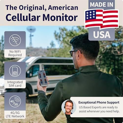 MarCELL Cellular Pet Temperature Monitor for RVs – No WiFi Needed (Verizon)