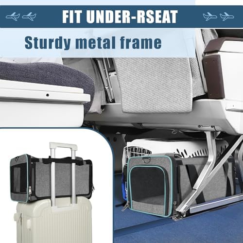 GAPZER Cat Carrier Alaska, Southwest Airline Approved TSA 17x11x9.5 Inches
