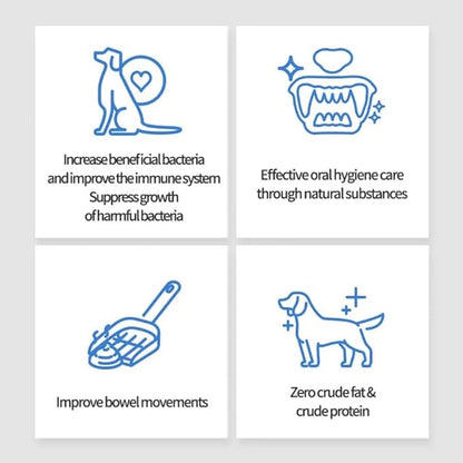 Probiotics for Dogs and Cats, Gut Health & Oral Supplements Powder Probiotic Dog Supplement, 30 Count (Pack of 1)