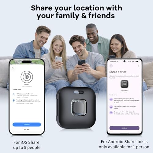 Hoxe Air Tracker Tags-3 Pack for iOS & Android, Smart Tag for Key, Bag, Pet