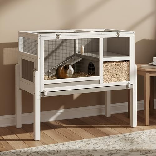 2-Story Guinea Pig Cage for Small Animals with Stand
