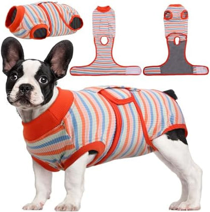 Kuoser Recovery Suit for Dogs Cats, Soft Dog Surgery Suit Female Male Spay