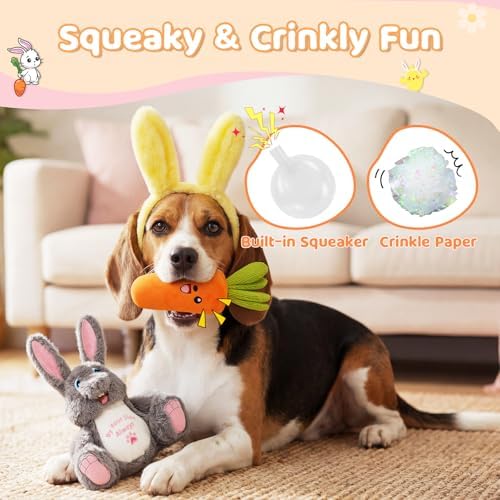 Squeaky Dog Toys for Small & Medium Dogs - Keep Them Happily Playing