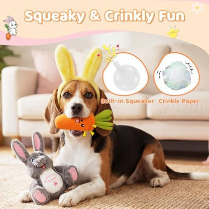 Squeaky Dog Toys for Small & Medium Dogs - Keep Them Happily Playing