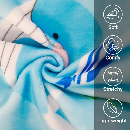 KYEESE Velvet Dog Pajamas for Medium Large Dogs Soft Onesie, Whale