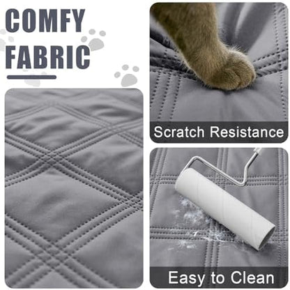 Smiry Waterproof Dog Bed Cover, Reversible Pet Blanket for Sofa Couch