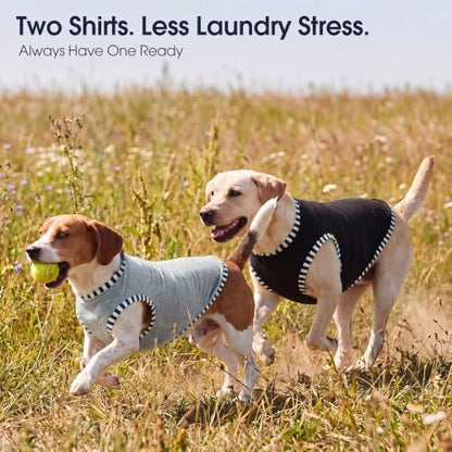 IECOii 2 Pack Dog Surgery Recovery Shirt Sleeveless Lightweight Dog Tshirt