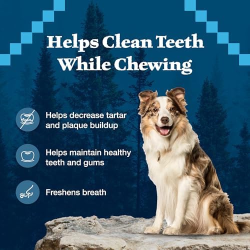 Blue Buffalo Wilderness Small Dog Dental Chews, Grain-Free, 10 oz