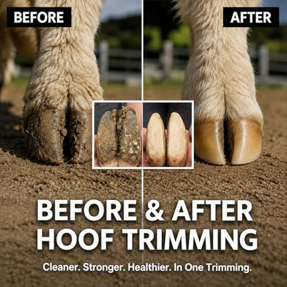 Goat Hoof Trimmers, Sheep Shears, Goat Hoof Trimmer Kit, Pruning Shears Horse Grooming Supplies Hoof Accessories – Versatile Hoof Wire and Pipe Cutting Tool for Pruning (Silver)