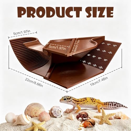 Hermit Crab Hideout & Reptile Hide, Leopard Gecko Tank Accessories