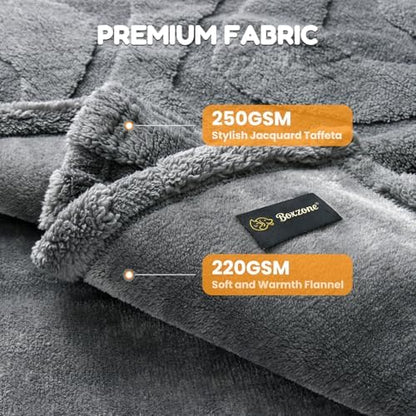 Waterproof Dog Blanket for Couch & Bed, Double-Sided Washable Pet Blanket