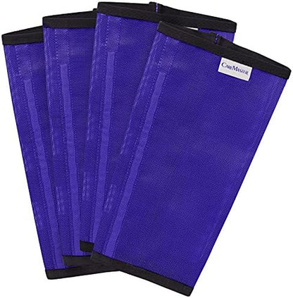 Fine Mesh Fly Boots Loose Fitting & Non-Slip Horse Fly Leggings No More Horsefly Nuisance Greatly Reduce Stomping Breathable with Natural Air Flow (Set of 4)