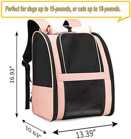 Texsens Innovative Traveler Bubble Backpack Pet Carriers for Cats and Dogs